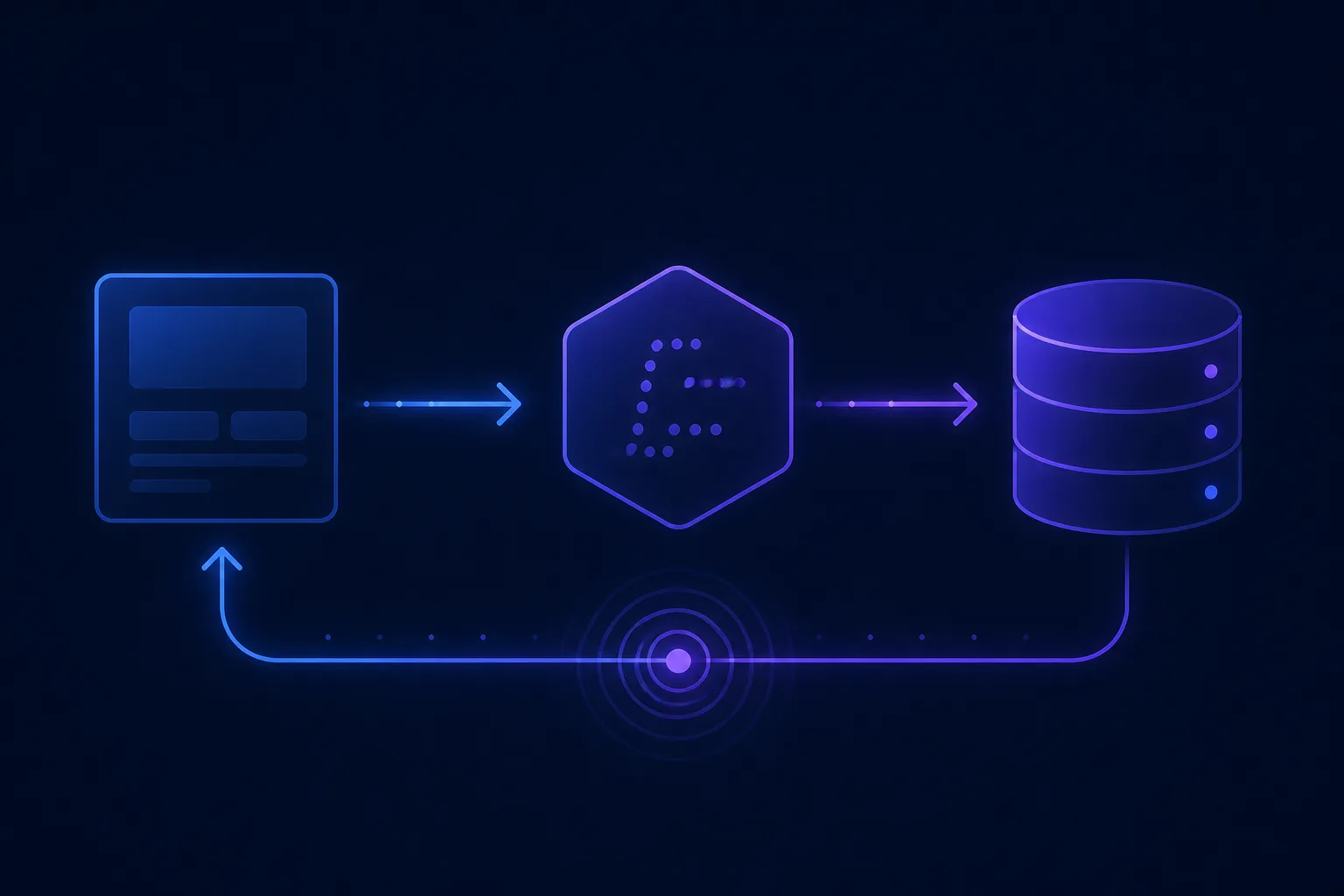 Client form posting into a server function that mutates data and revalidates